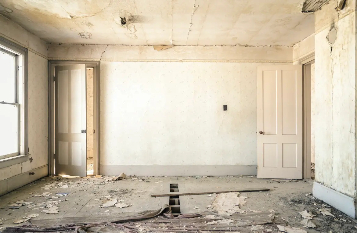 Waste disposal crew managing a cleanout project in Timberlake